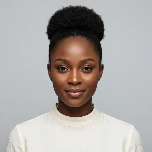 Ghanaian woman, virtual model from Levah’s current Studio library