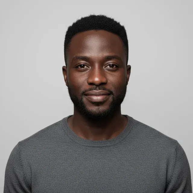 Ghanaian man, virtual model from Levah’s current Studio library