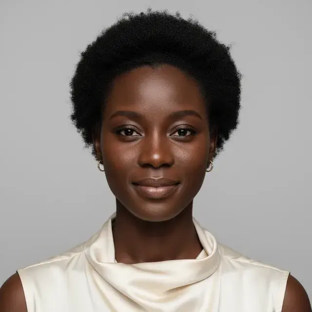 Ghanaian woman, virtual model from Levah’s current Studio library